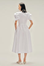 White Floral Dress