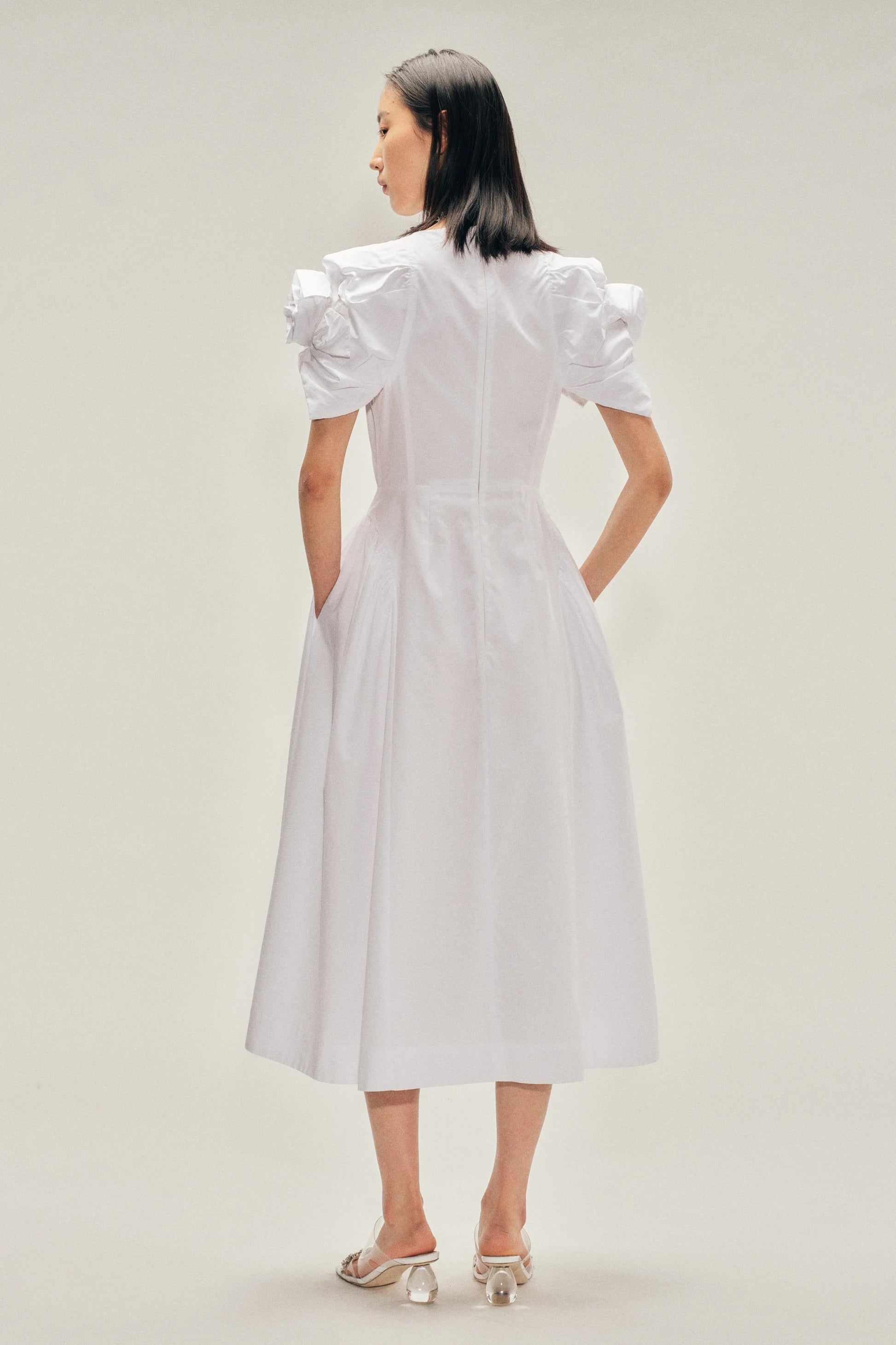 White Floral Dress