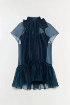 Beaux Bow Detail Organza Mini