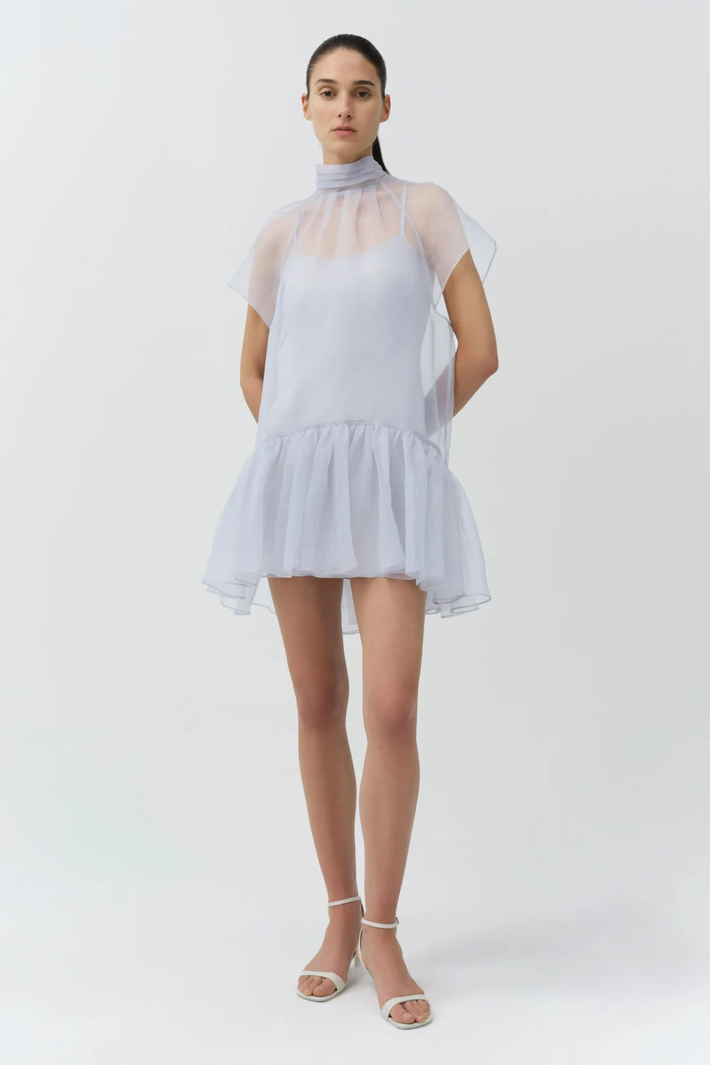 Beaux Bow Detail Organza Mini