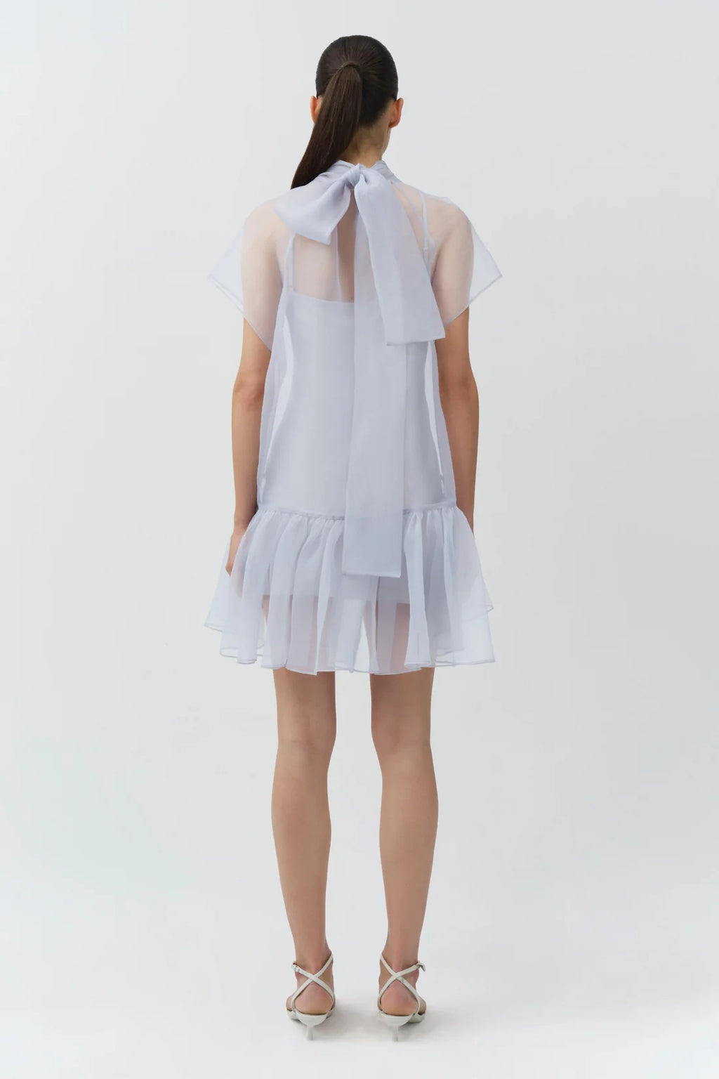 Beaux Bow Detail Organza Mini