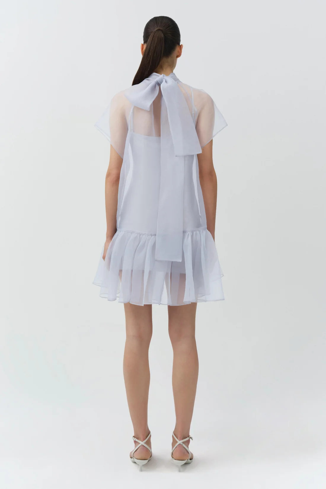 Beaux Bow Detail Organza Mini