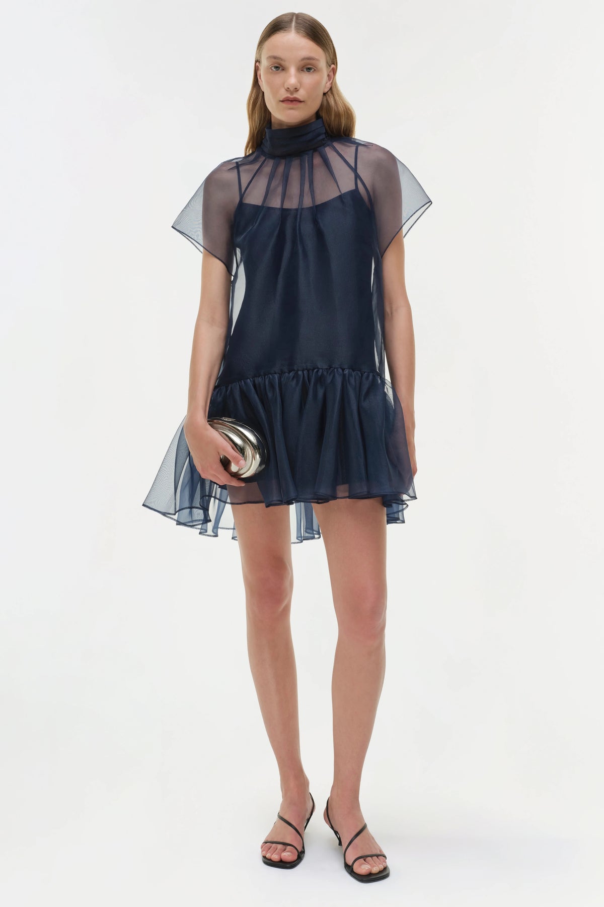 Beaux Bow Detail Organza Mini