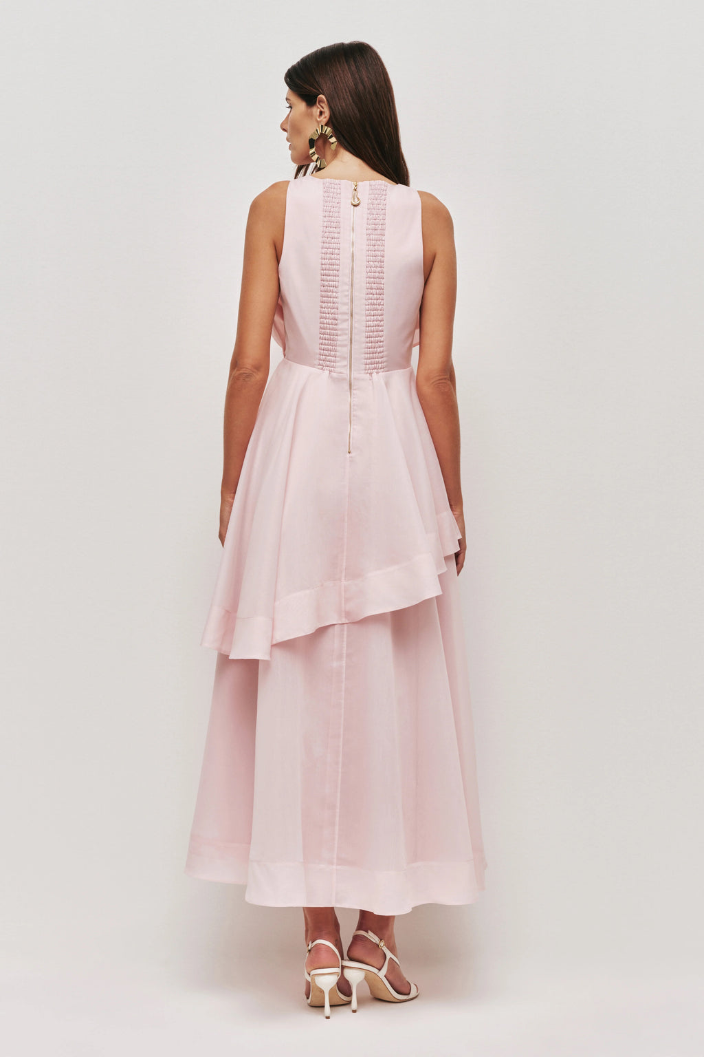 Selestia Ruffle Flared Dress