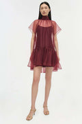 Beaux Bow Detail Organza Mini