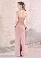 Illona Crepe halterneck Gown