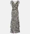 Amelle Zebra Print Maxi