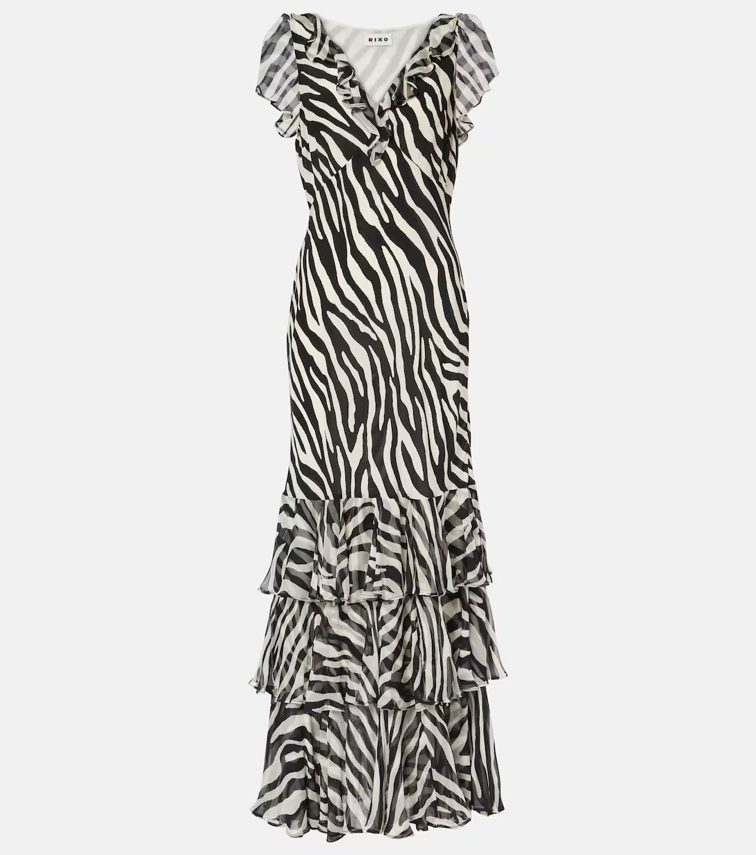Amelle Zebra Print Maxi