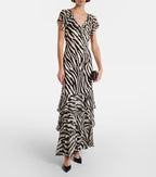Amelle Zebra Print Maxi