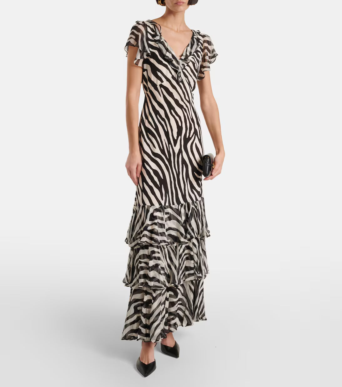 Amelle Zebra Print Maxi