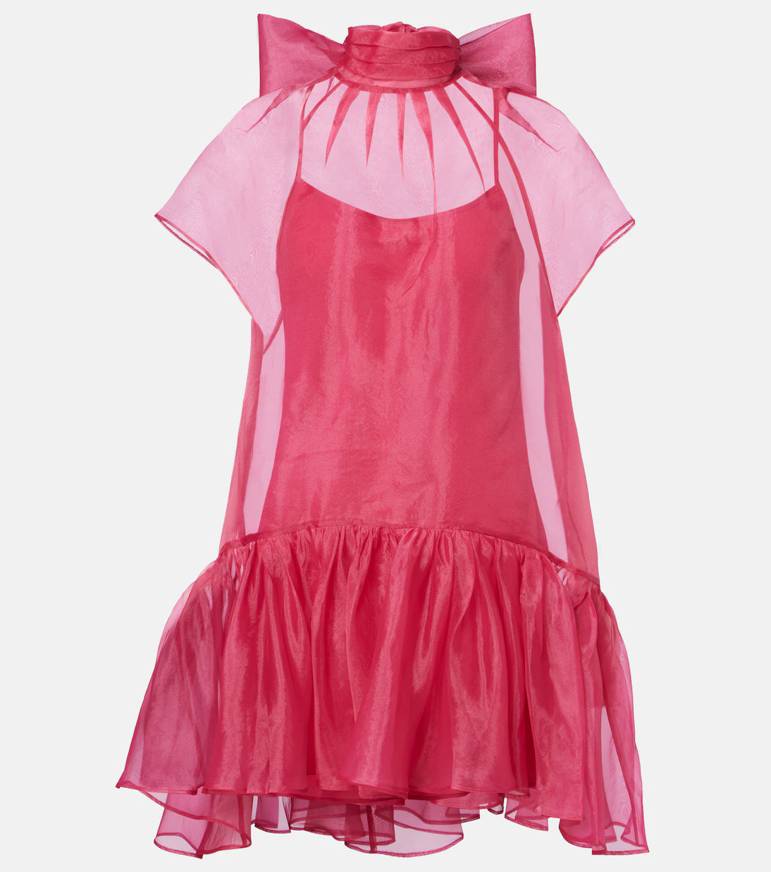 Beaux Bow Detail Organza Mini