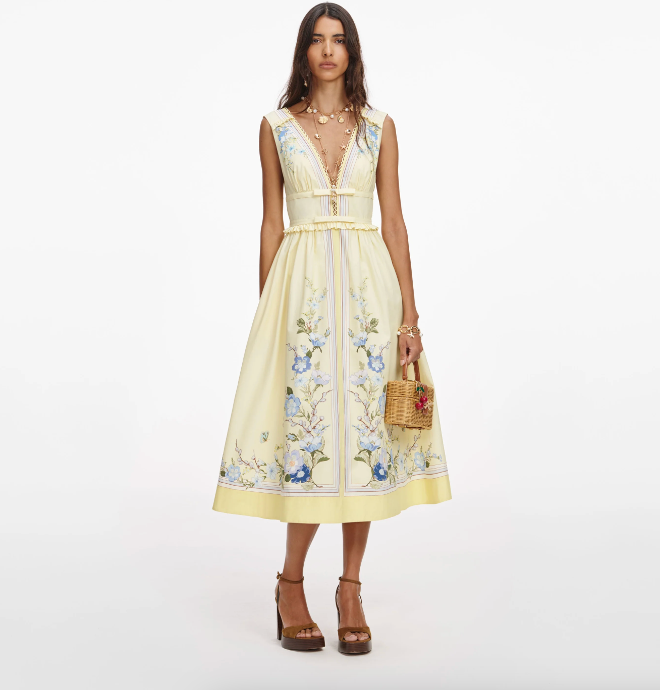 Floral Cotton Midi