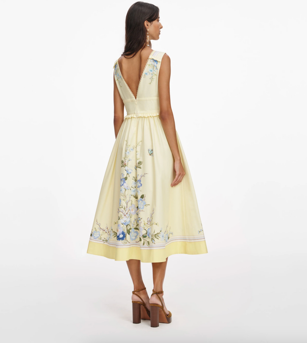 Floral Cotton Midi