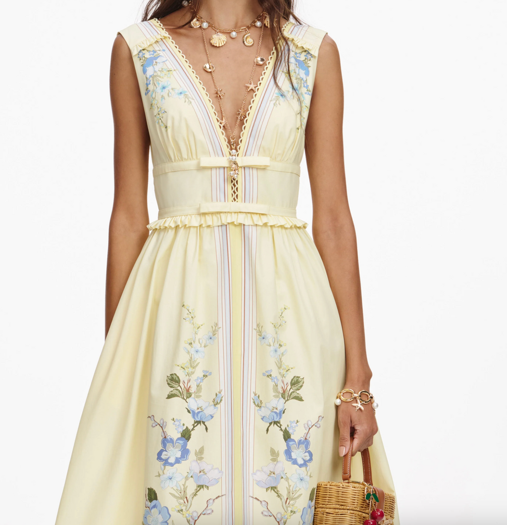 Floral Cotton Midi