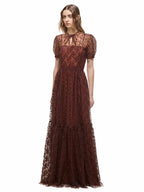 Sequin Grid Maxi