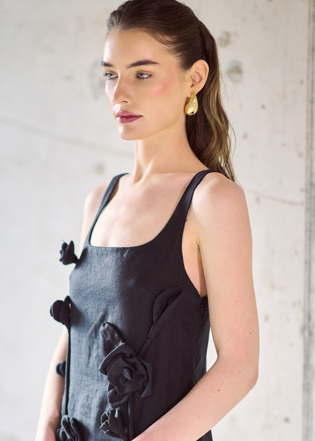 Linen Mini Dress