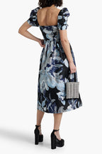 Everleigh Twisted Metallic Jacquard Midi