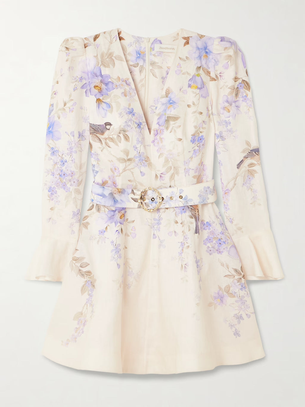 Luna belted floral dress